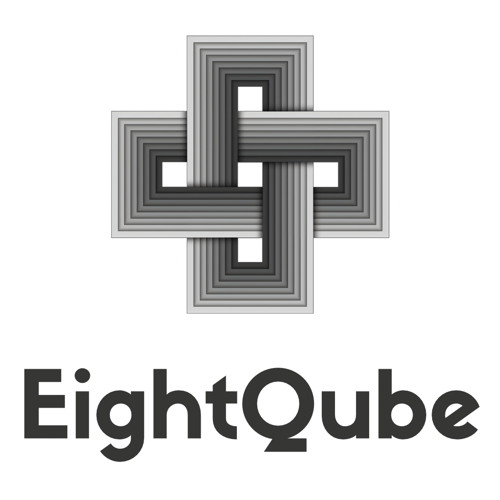 EightQube Logo-Composite Square